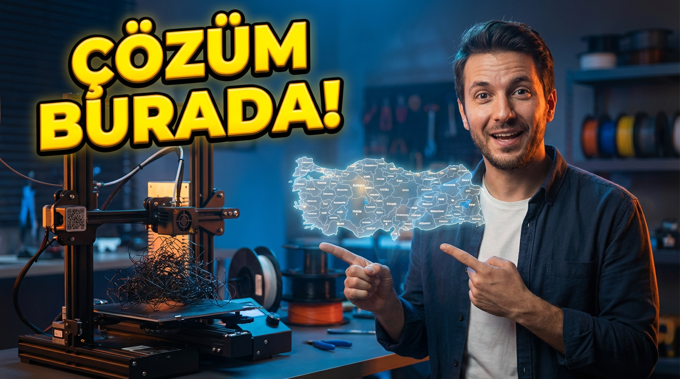 3D Yazıcı Sorunlarına Nereden Çözüm Bulunur? Türkiye'deki Kaynaklar Rehberi