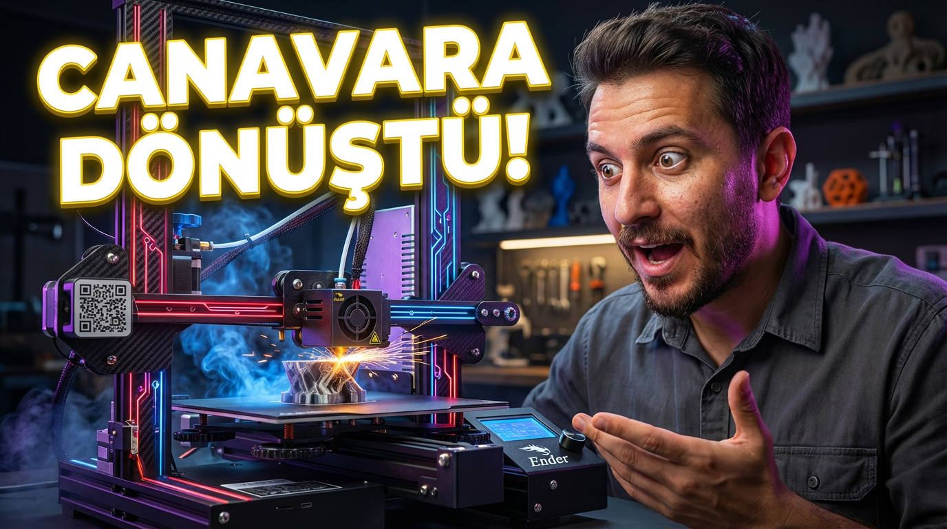 Ender 3 Yükseltme (Upgrade) Rehberi: Yazıcınızı Canavara Dönüştürün