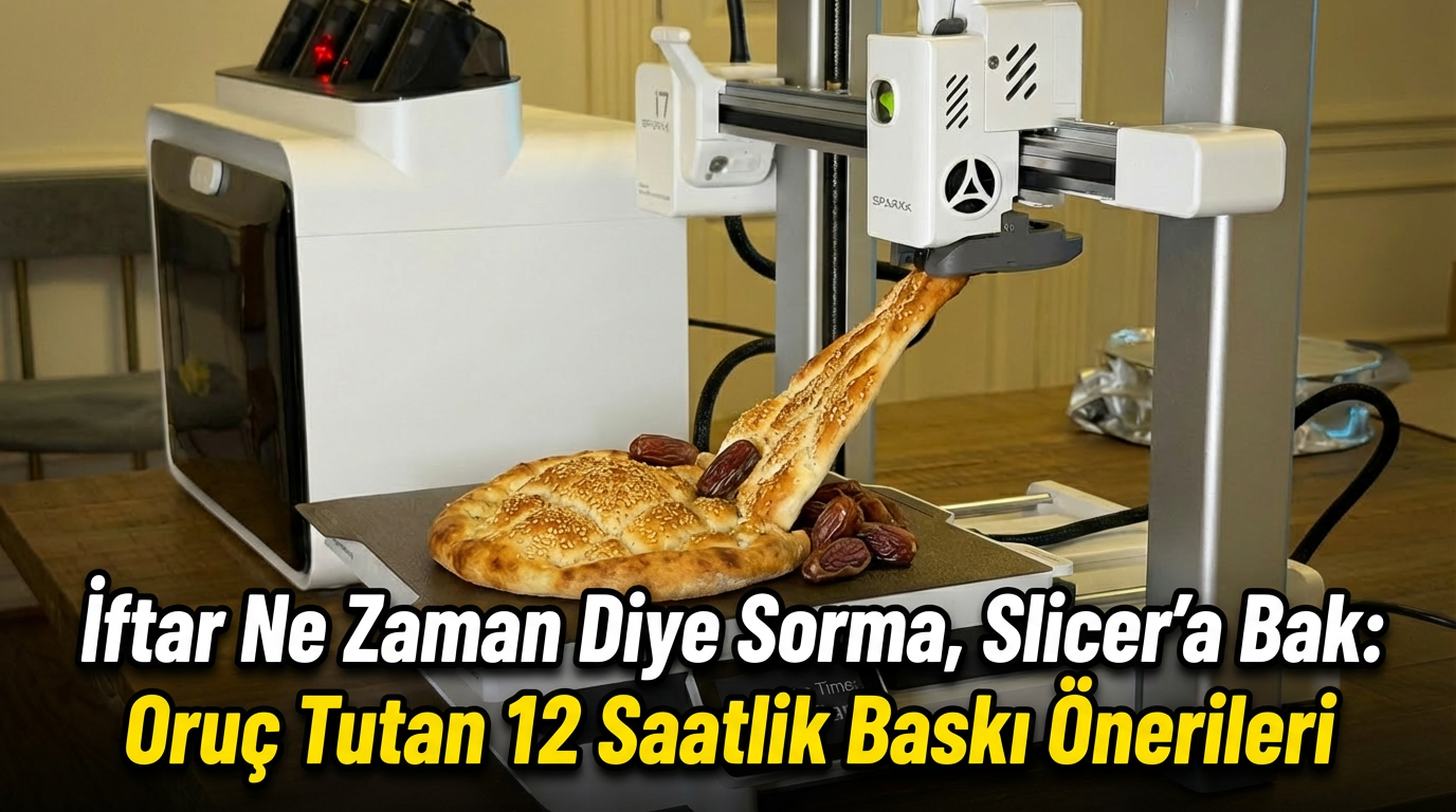İftar Ne Zaman Diye Sorma, Slicer'a Bak: Oruç Tutan 12 Saatlik Baskı Önerileri